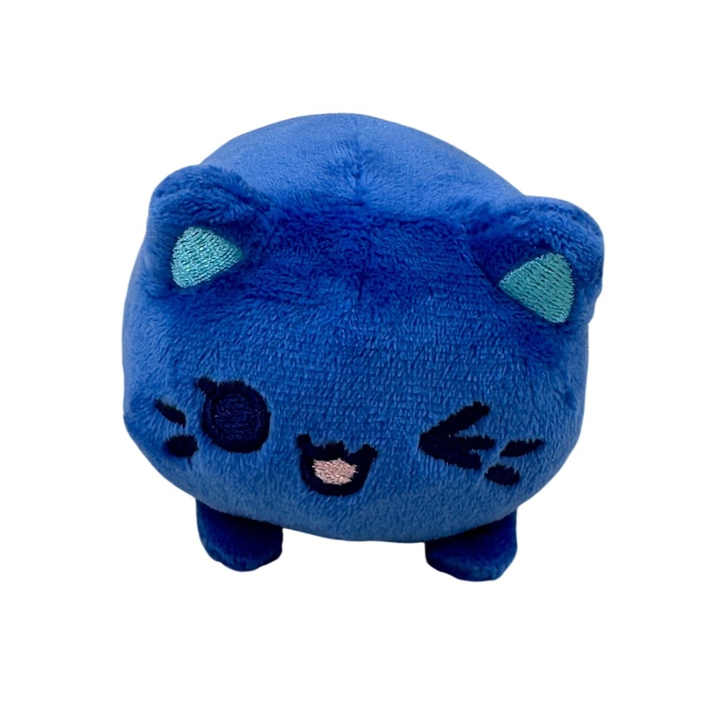 Aurora Tasty Peach Studios Blue Cat Plush Stuffed Animal Small 4‎ Inch Kids Toy